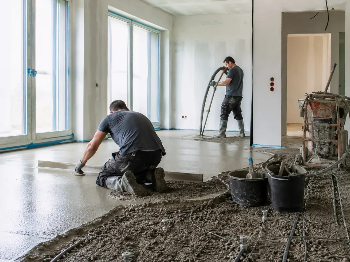 Estrich Arbeiten